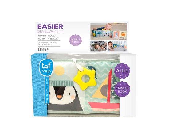 Развивающая игрушка Taf Toys книжка-раскладушка - Веселые приключения (12385), изображение 8 Развивающая игрушка Taf Toys книжка-раскладушка - Веселые приключения (12385), изображение 8