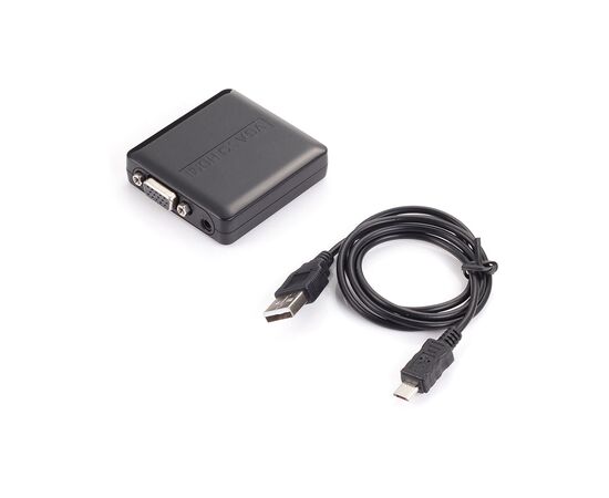 Конвертор HDMI to VGA + R/L (HDCVGA02-M) PowerPlant (CA911493), зображення 2 Конвертор HDMI to VGA + R/L (HDCVGA02-M) PowerPlant (CA911493), зображення 2