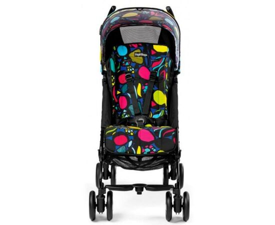 Коляска Peg-Perego Pliko Mini Classico Manri Черная с рисунком (IPKR280035RO01MK01), зображення 2 Коляска Peg-Perego Pliko Mini Classico Manri Черная с рисунком (IPKR280035RO01MK01), зображення 2