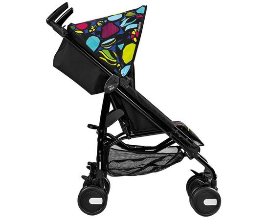 Коляска Peg-Perego Pliko Mini Classico Manri Черная с рисунком (IPKR280035RO01MK01), зображення 3 Коляска Peg-Perego Pliko Mini Classico Manri Черная с рисунком (IPKR280035RO01MK01), зображення 3