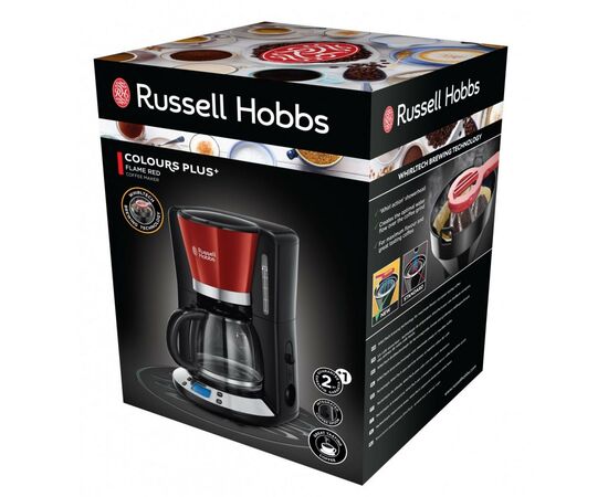 Капельная кофеварка Russell Hobbs Colours Plus+ (24031-56), изображение 2 Капельная кофеварка Russell Hobbs Colours Plus+ (24031-56), изображение 2