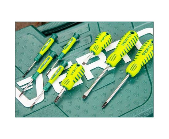 Набор инструментов Verto 1/4”, 3/8”, 119 ед. (38G100), изображение 2 Набор инструментов Verto 1/4”, 3/8”, 119 ед. (38G100), изображение 2