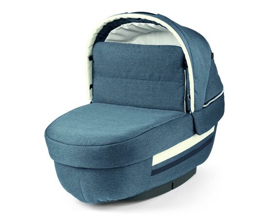 Люлька Peg-Perego Culla Elite Luxe Mirage серо-синяя (IN09770000BA71PL00), изображение 2 Люлька Peg-Perego Culla Elite Luxe Mirage серо-синяя (IN09770000BA71PL00), изображение 2