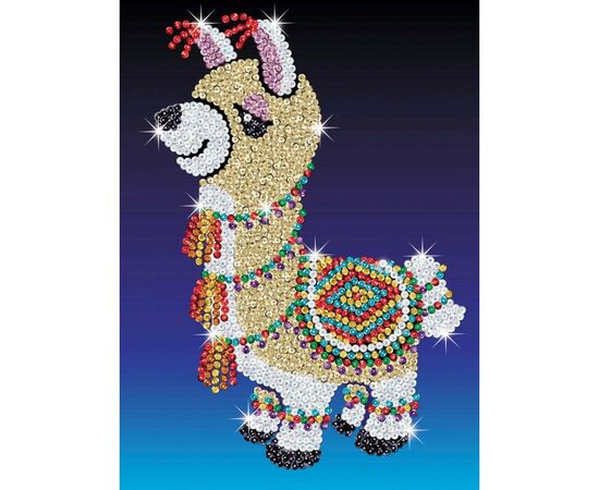 Набор для творчества Sequin Art RED Лама (SA1801), изображение 2 Набор для творчества Sequin Art RED Лама (SA1801), изображение 2