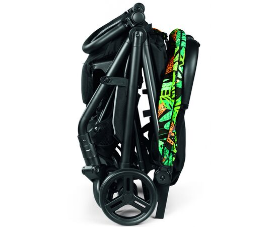 Коляска Peg-Perego Selfie Jaguars черная с рисунком тропики (IP22000000JL24RO01), изображение 5 Коляска Peg-Perego Selfie Jaguars черная с рисунком тропики (IP22000000JL24RO01), изображение 5