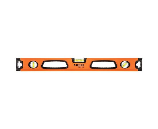 Уровень Neo Tools алюминиевый, 60 см, 3 капсулы, 2 ручки, магніт (71-112)