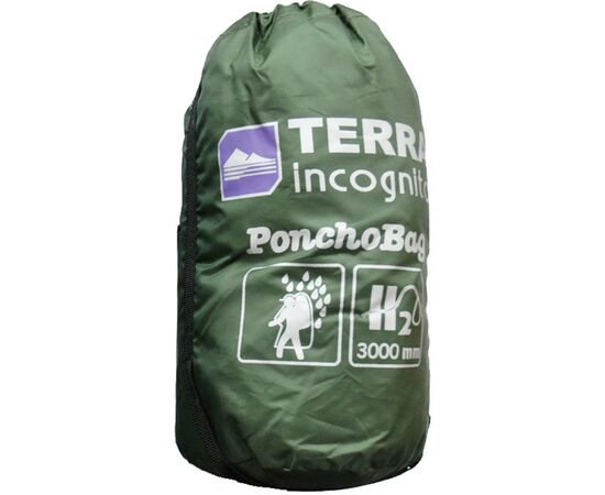 Накидка Terra Incognita PonchoBag L/XL green (4823081502760), зображення 2 Накидка Terra Incognita PonchoBag L/XL green (4823081502760), зображення 2
