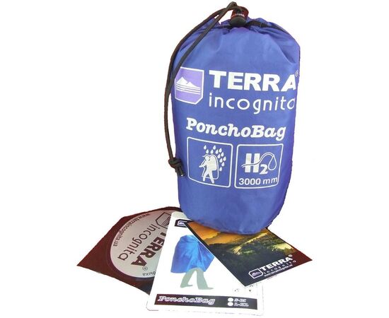 Накидка Terra Incognita PonchoBag S/M blue (4823081502746), зображення 2 Накидка Terra Incognita PonchoBag S/M blue (4823081502746), зображення 2