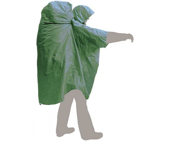 Накидка Terra Incognita PonchoBag S/M зелёная (4823081502753)