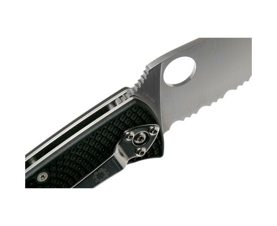 Нож Spyderco Tenacious FRN полусеррейтор (C122PSBK), изображение 4 Нож Spyderco Tenacious FRN полусеррейтор (C122PSBK), изображение 4