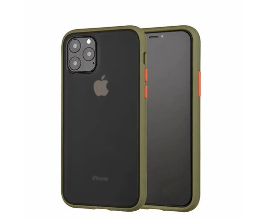 Чехол для моб. телефона MakeFuture Apple iPhone 11 Pro Frame (Matte PC+TPU) Green (MCMF-AI11PGN)