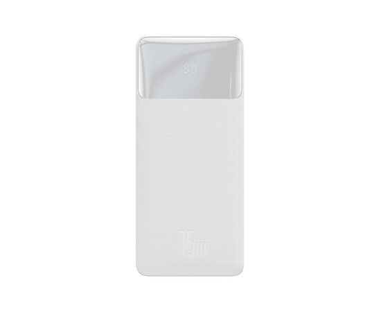 Батарея універсальна Baseus Bipow 20000mAh, 15W, USB-C/3A, 2*USB-A/3A(max.), white (PPDML-J02)