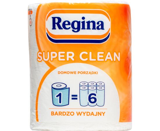 Паперові рушники Regina 50.6 м 220 відривів 2 шари 1 рулон (8004260234030)