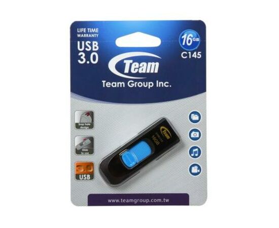 USB флеш накопитель Team 16Gb C145 Blue USB 3.0 (TC145316GL01), изображение 5 USB флеш накопитель Team 16Gb C145 Blue USB 3.0 (TC145316GL01), изображение 5