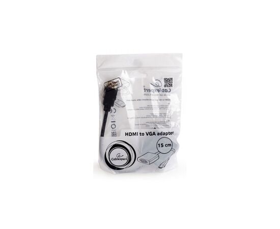 Переходник HDMI to VGA Cablexpert (A-HDMI-VGA-03), изображение 3 Переходник HDMI to VGA Cablexpert (A-HDMI-VGA-03), изображение 3