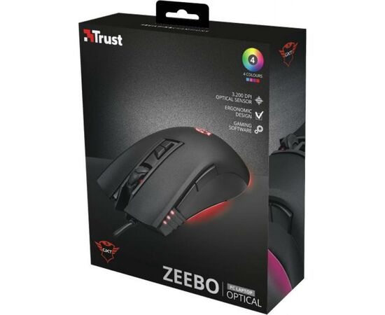 Мышка Trust GXT 121 Zeebo LED lighting (23091), изображение 7 Мышка Trust GXT 121 Zeebo LED lighting (23091), изображение 7