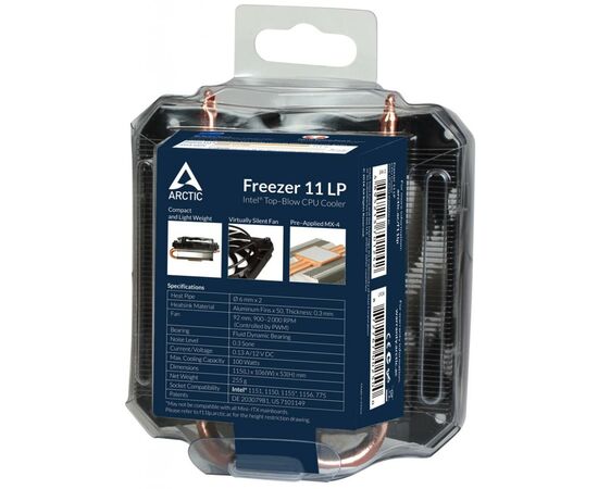 Кулер для процессора Arctic Freezer 11 LP (UCACO-P2000000-BL), изображение 10 Кулер для процессора Arctic Freezer 11 LP (UCACO-P2000000-BL), изображение 10