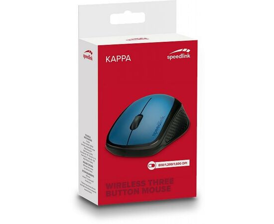 Мышка Speedlink Kappa Wireless Blue (SL-630011-BE), изображение 3 Мышка Speedlink Kappa Wireless Blue (SL-630011-BE), изображение 3