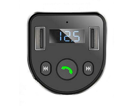 FM модулятор Jellico CM-1 Bluetooth MP3 2USB 3.1А Black (RL058183), изображение 2 FM модулятор Jellico CM-1 Bluetooth MP3 2USB 3.1А Black (RL058183), изображение 2
