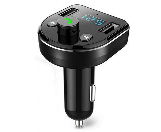 FM модулятор Jellico CM-1 Bluetooth MP3 2USB 3.1А Black (RL058183)