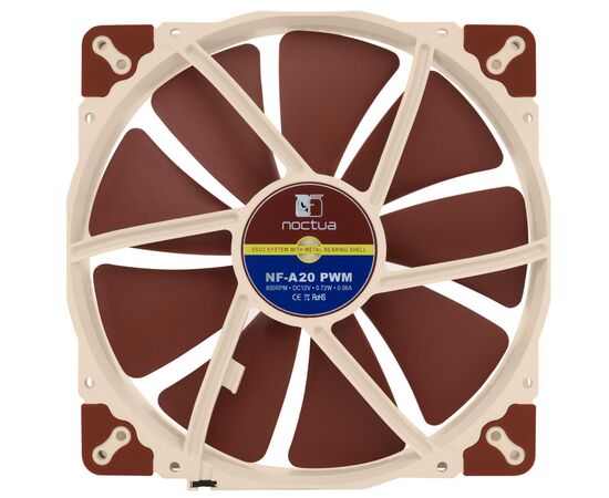 Кулер для корпуса Noctua NF-A20 PWM, изображение 2 Кулер для корпуса Noctua NF-A20 PWM, изображение 2