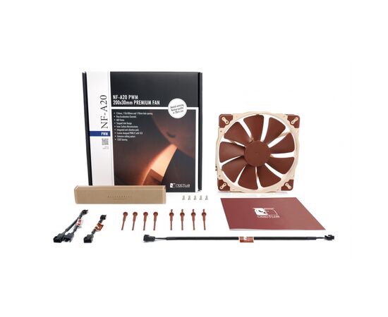 Кулер для корпуса Noctua NF-A20 PWM, изображение 3 Кулер для корпуса Noctua NF-A20 PWM, изображение 3