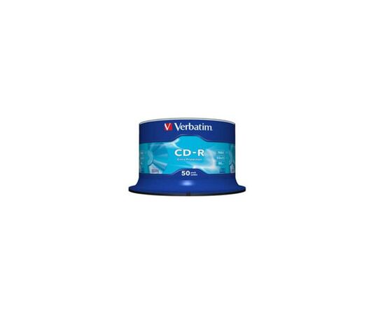 Диск CD Verbatim CD-R 700Mb 52x Cake box 50 Extra (43351)