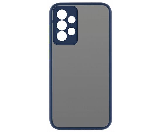 Чехол для моб. телефона MakeFuture Samsung A73 Frame (Matte PC+TPU) Blue (MCMF-SA73BL)