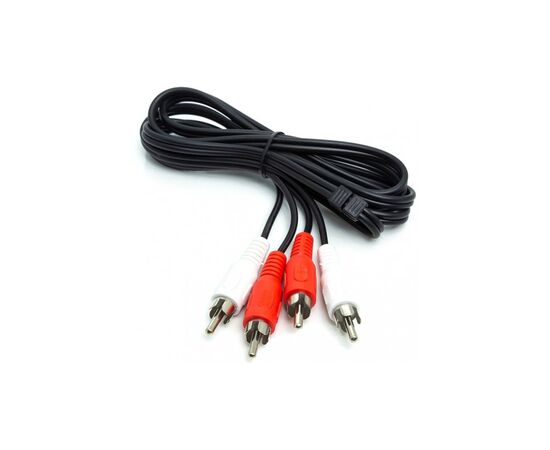 Кабель мультимедійний 2*RCA (M) to 2*RCA (M), 1 m PowerPlant (CA912032)