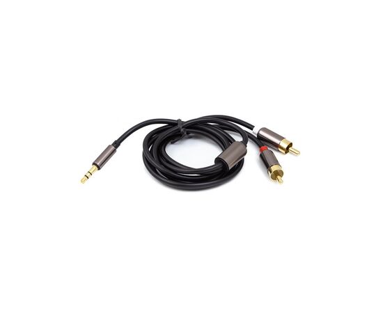 Кабель мультимедійний 3.5 mm Stereo Plug - 2*RCA, 1 m PowerPlant (CA912834)