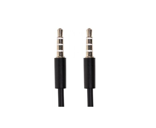 Кабель мультимедійний mini jack 3.5 mm 4 pin M-M, 1.2 m PowerPlant (CA913053)