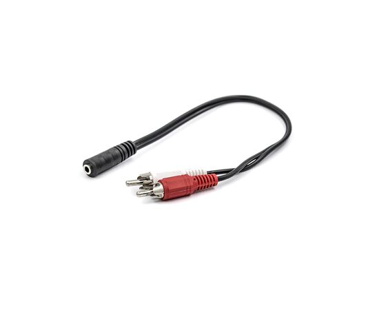 Перехідник 3.5 mm female to 2хRCA male PowerPlant (CA910847)