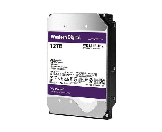 Жесткий диск 3.5" 12TB WD (WD121PURZ), изображение 3 Жесткий диск 3.5" 12TB WD (WD121PURZ), изображение 3