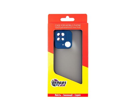 Чехол для моб. телефона Dengos Matte Xiaomi Redmi 10C (blue) (DG-TPU-MATT-110), изображение 5 Чехол для моб. телефона Dengos Matte Xiaomi Redmi 10C (blue) (DG-TPU-MATT-110), изображение 5