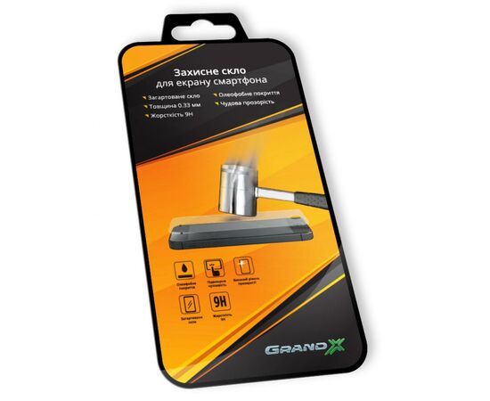 Стекло защитное Grand-X для iPhone 6S 3D Corning US WHITE (GXAIP63DW)
