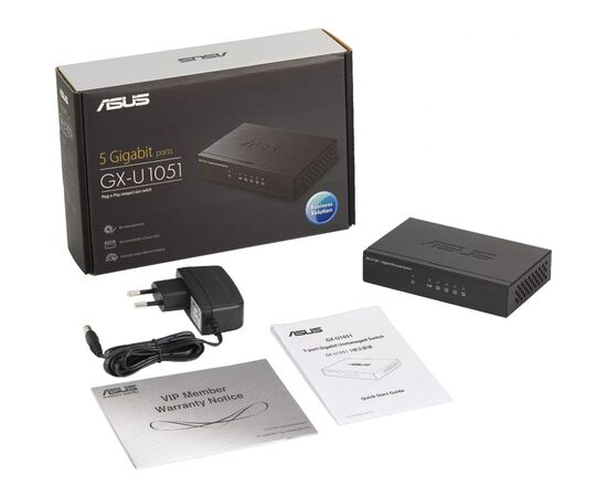 Коммутатор сетевой ASUS GX-U1051, изображение 5 Коммутатор сетевой ASUS GX-U1051, изображение 5