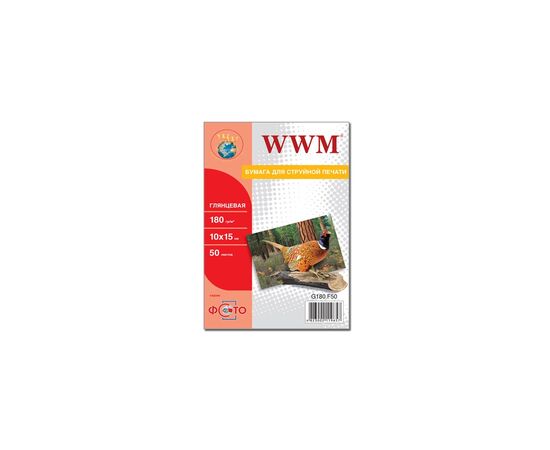 Фотобумага WWM 10x15 (G180.F50/ G180.F50/С)