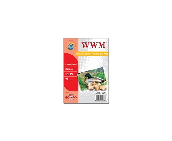 Фотобумага WWM 10x15 (G225.F20/ G225.F20/С)