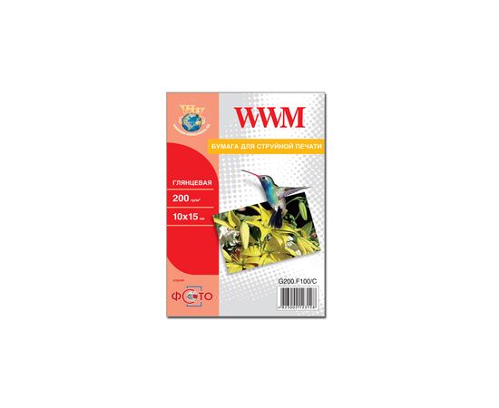 Фотобумага WWM 10x15 (G200.F5/C)