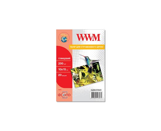 Фотобумага WWM 10x15 (G200.F20/C)