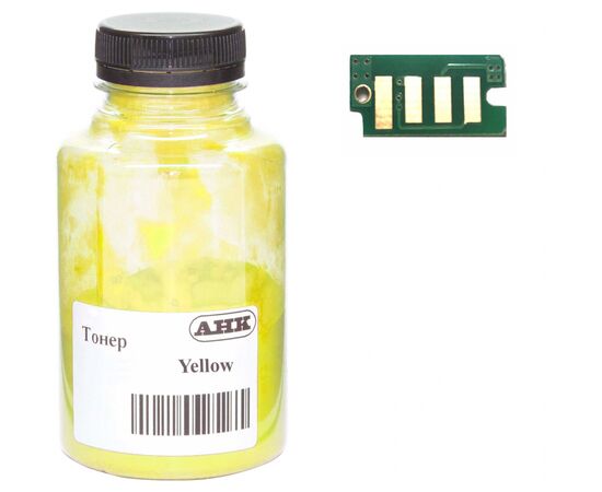 Тонер Xerox Phaser 6500 50г Yellow +chip AHK (3202899)