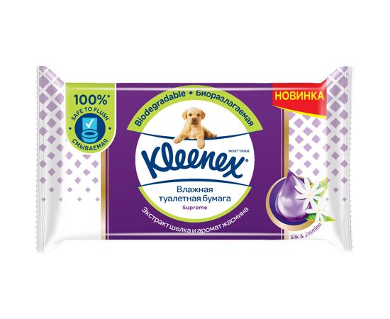 Туалетний папір Kleenex Supreme вологий 38 шт. (5029053577517)