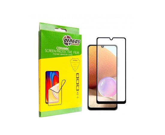 Стекло защитное Dengos Ceramic Film Samsung Galaxy A33 (black) (TGCF-16)