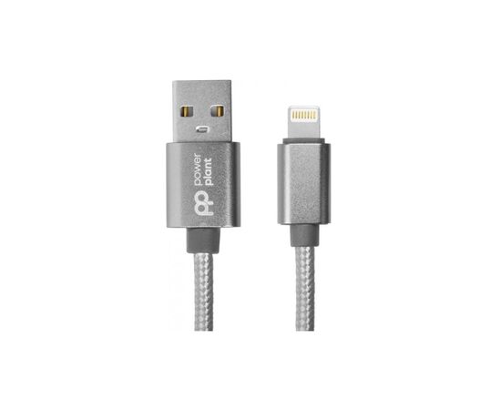 Дата кабель USB 2.0 AM to Lightning 1.0m PowerPlant (CA912322)