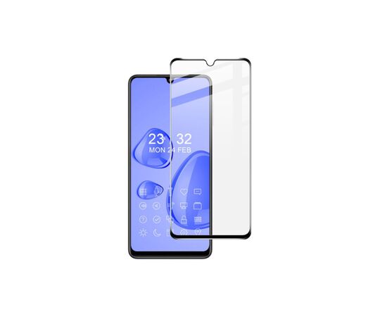 Стекло защитное PowerPlant Full screen Samsung Galaxy A22, Black (GL609833)