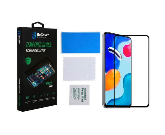 Стекло защитное BeCover Xiaomi Redmi Note 11S 5G / Redmi Note 11T 5G Black (707500)