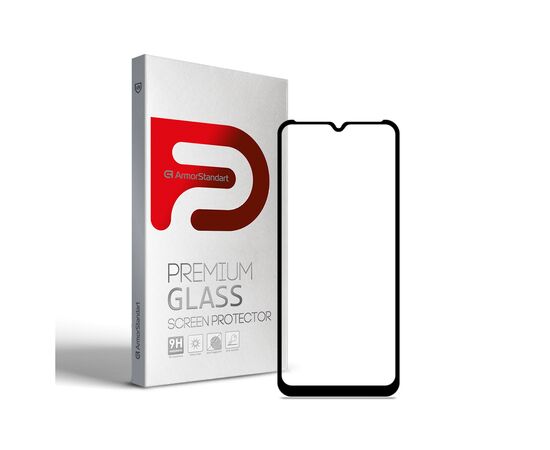 Стекло защитное Armorstandart Full Glue Xiaomi Redmi 10C / 12C Black (ARM61298)