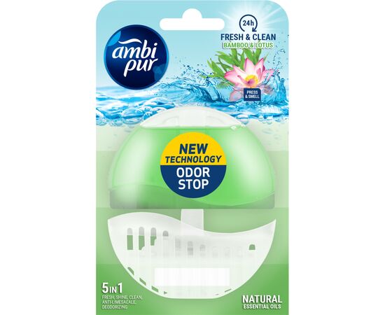 Туалетний блок Ambi Pur Bamboo & Lotos 55 мл (8435495816324)