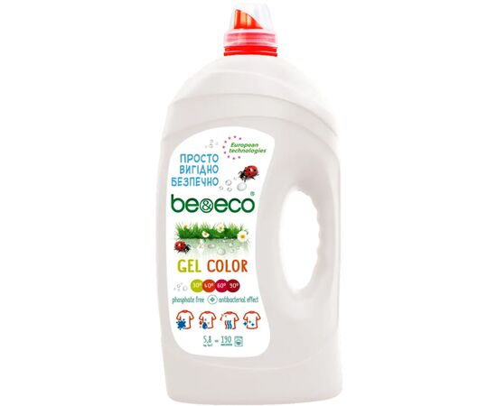 Гель для прання Be&Eco Color 5.8 л (4820168433610)