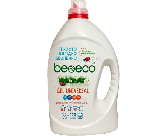 Гель для стирки Be&Eco Universal 3.7 л (4820168433580)